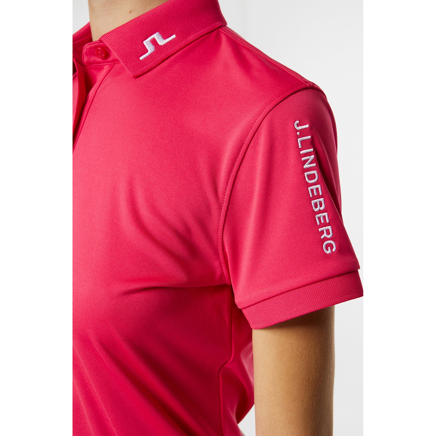 J Lindeberg Ladies Short Sleeve Tour Tech Polo 