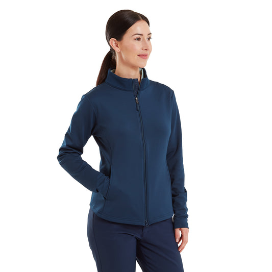 FootJoy Ladies Full Zip Mid-weight Thermal Jacket in Navy 