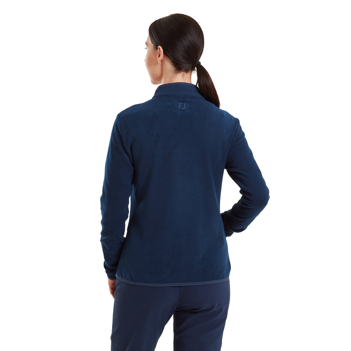 FootJoy Ladies Full-Zip MicroFleece Thermal Jacket in Navy