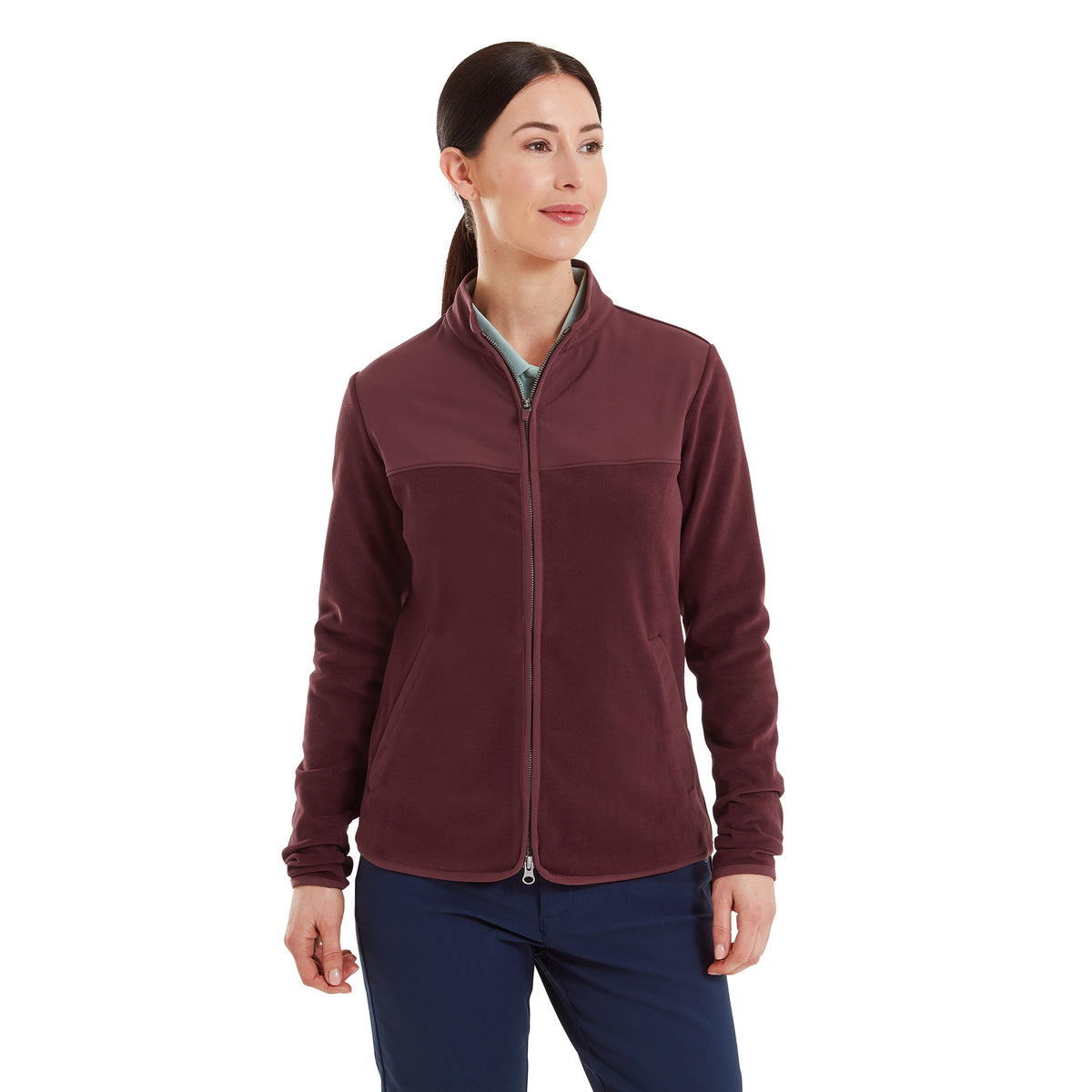 FootJoy Ladies Full-Zip MicroFleece Thermal Jacket