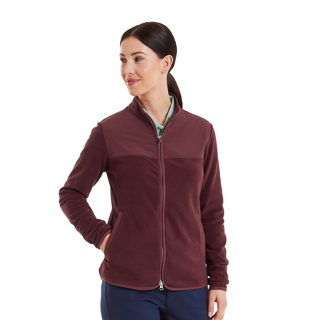 FootJoy Ladies Full-Zip MicroFleece Thermal Jacket