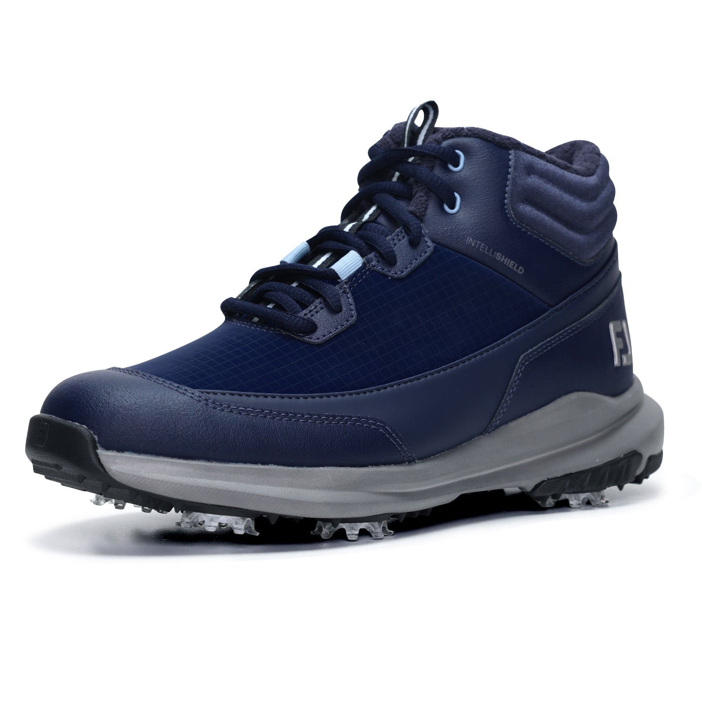 FootJoy Ladies Wide Fit Waterproof Golf Boots with Thermal Lining in Navy
