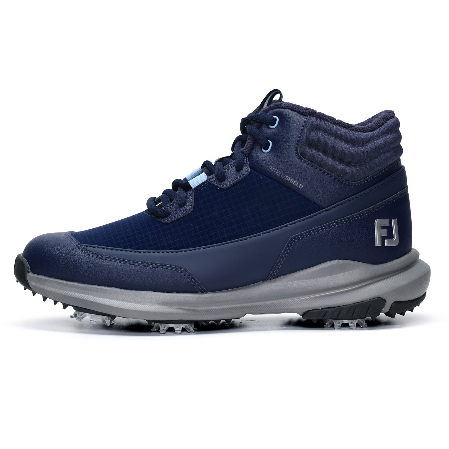 FootJoy Ladies Wide Fit Waterproof Golf Boots with Thermal Lining in Navy