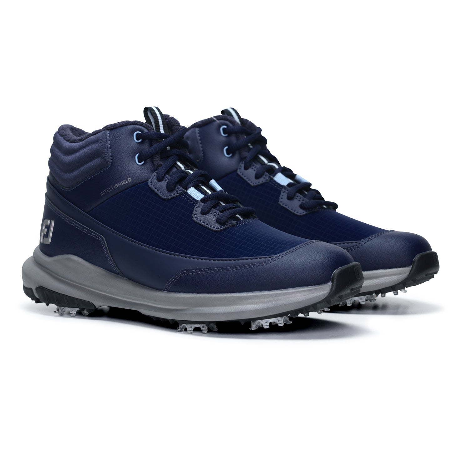 FootJoy Ladies Wide Fit Waterproof Golf Boots with Thermal Lining in Navy