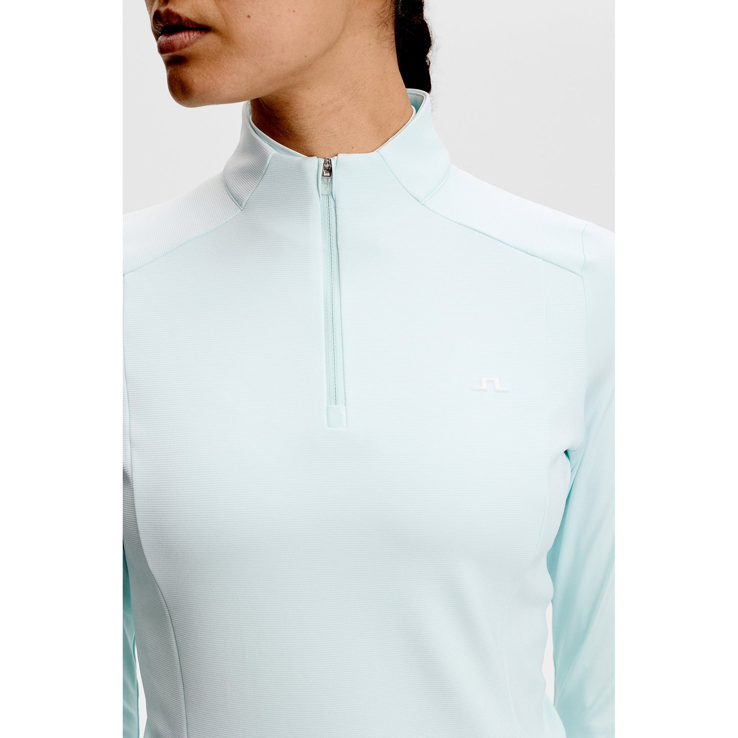 J.Lindeberg Ladies 1/4 Zip Mid-Layer - Lightweight Warmth for Active Days