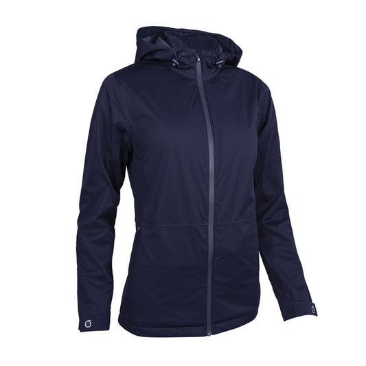 Sunderland Ladies Insulating Waterproof Jacket with Hood in Navy