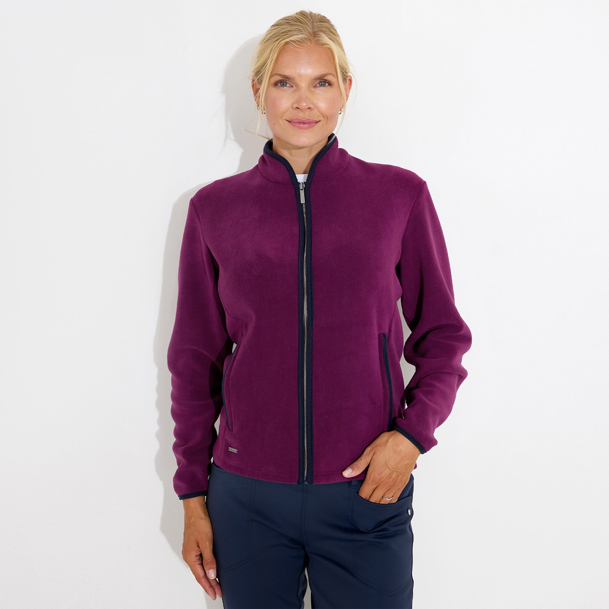 Abacus Ladies Super-Soft Fleece Mid-Layer Jacket - Cosy Comfort for Cooler Days