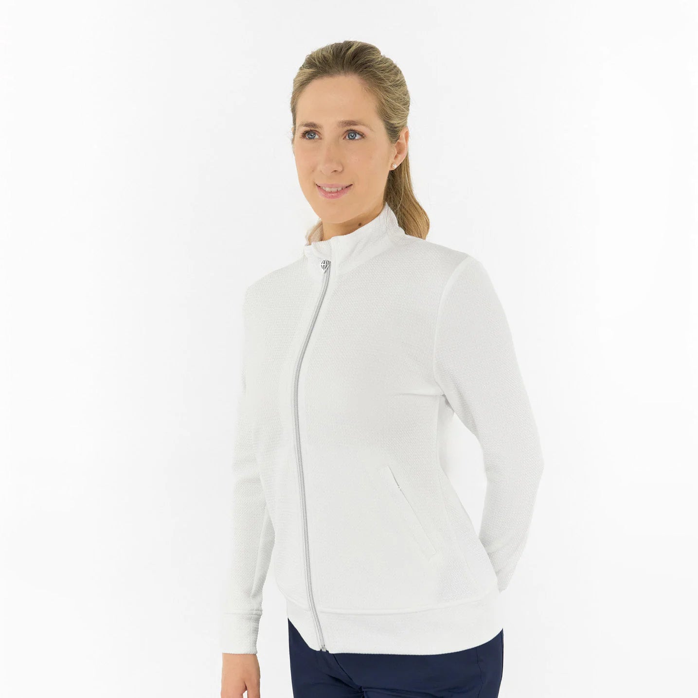 Pure Ladies Textured Jacket – Refined Texture Meets All-Season Performance