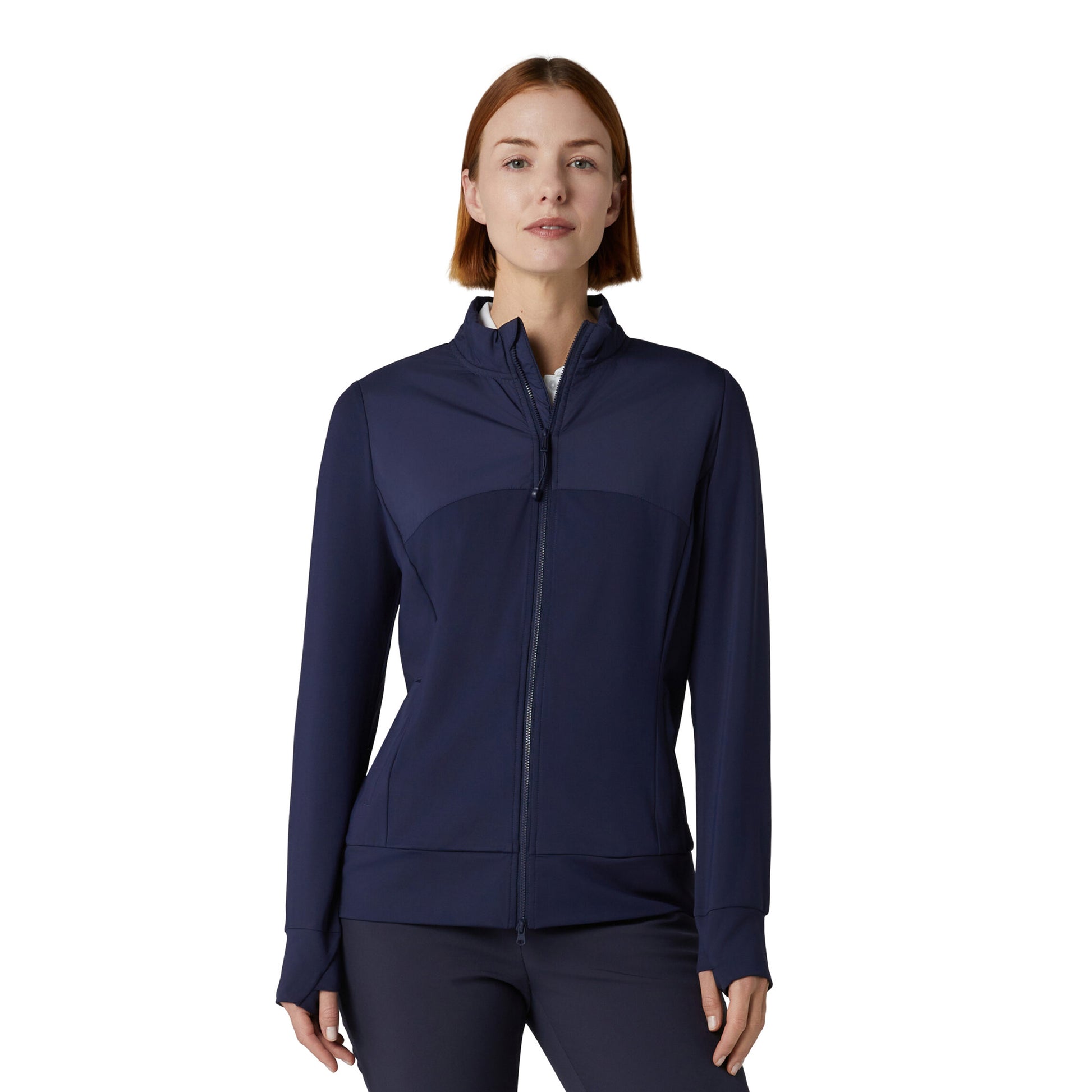Callaway Ladies Golf Thermal Hybrid Jacket with Primaloft in Navy