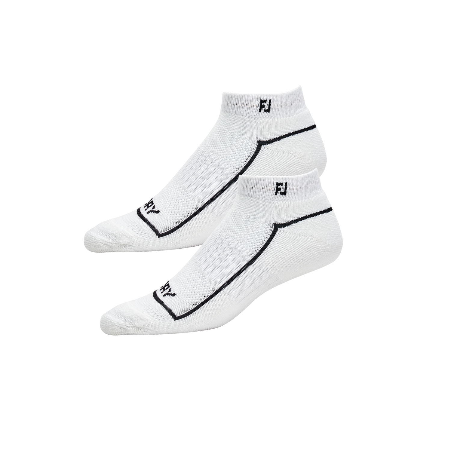 FootJoy Ladies 2 Pair Pack Sportlet Socks in White