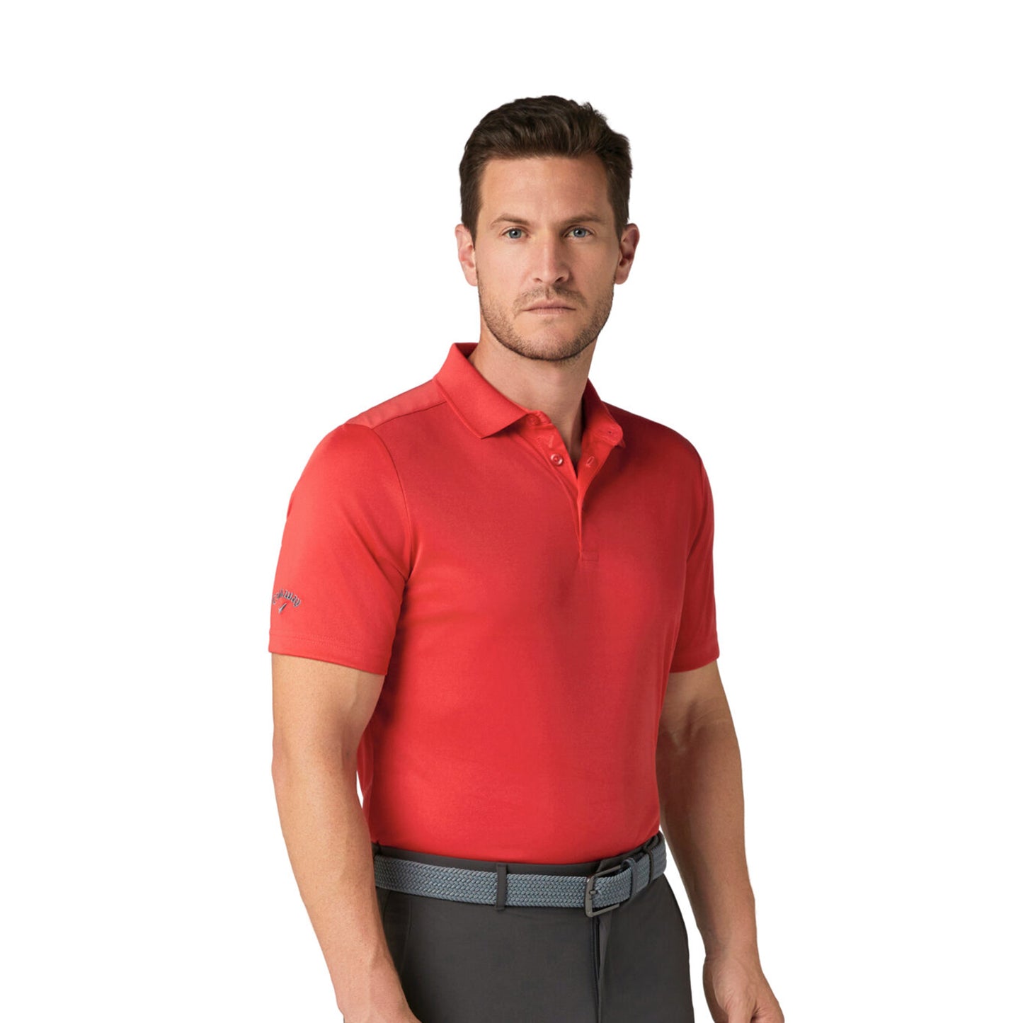 Callaway Mens Short Sleeve Solid Polo