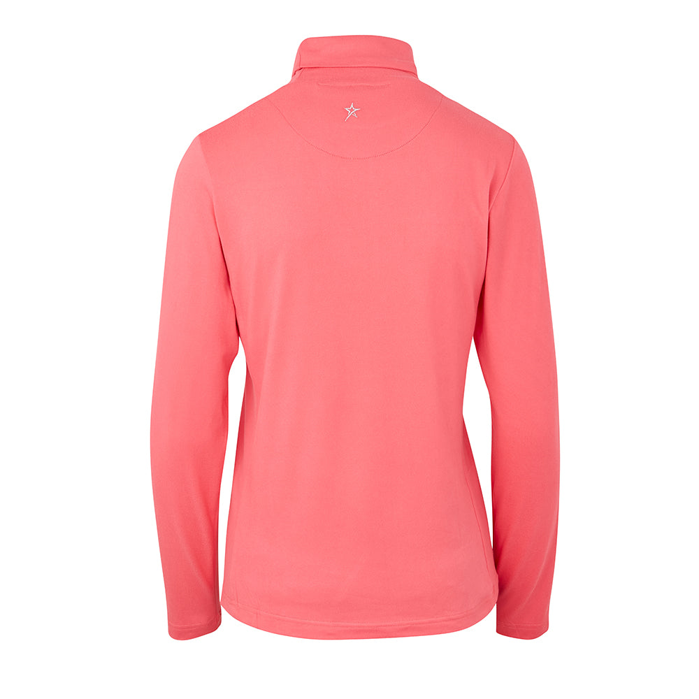 Swing Out Sister Ladies Long Sleeve Roll Neck in Hot Pink - XL Only Left