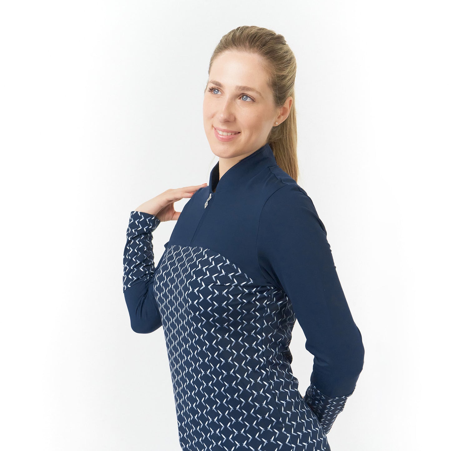 Pure Ladies Long Sleeve Mid-layer Golf Top