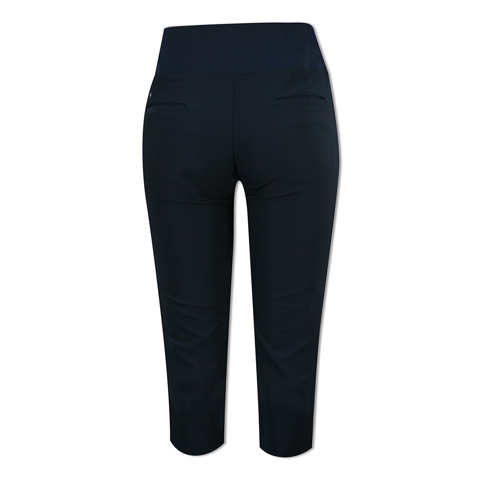Puma Ladies PWRSHAPE Pull-on Capris with Drycell in Navy