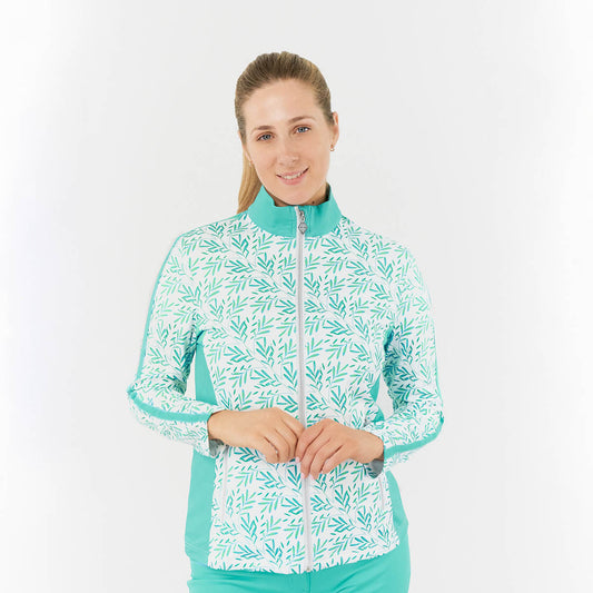 Pure Ladies Full Zip Jacket with Palm Print