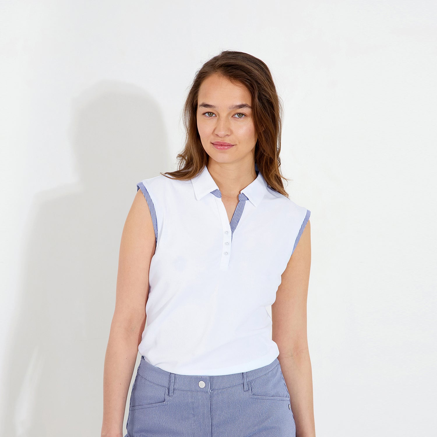 Abacus Ladies DryCool Sleeveless Polo - Chic Comfort on the Course
