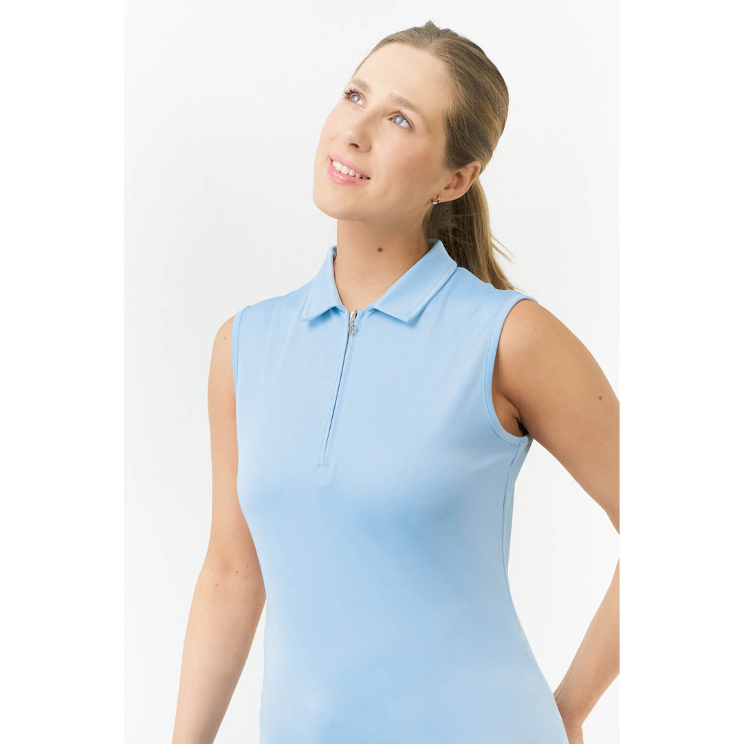 Pure Golf Ladies Silky Soft Sleeveless Polo