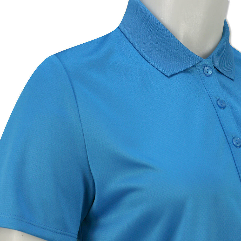 Callaway Ladies Short Sleeve Swing Tech Polo with Opti-Dri in Spring Break Blue