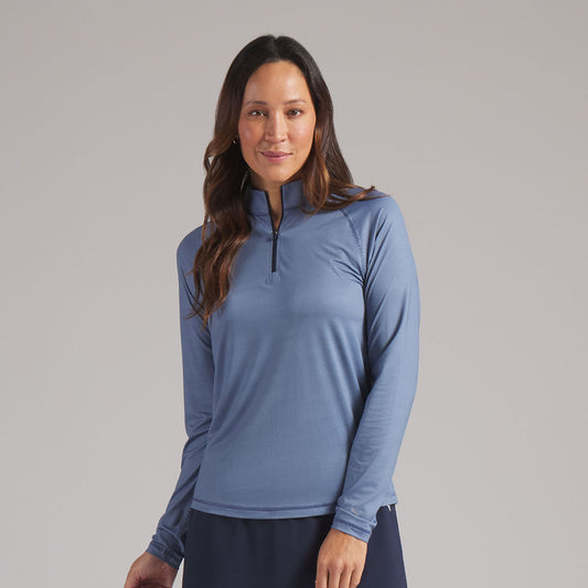 Puma Golf Zip Neck Top for Lightweight Comfort and Effortless Movement