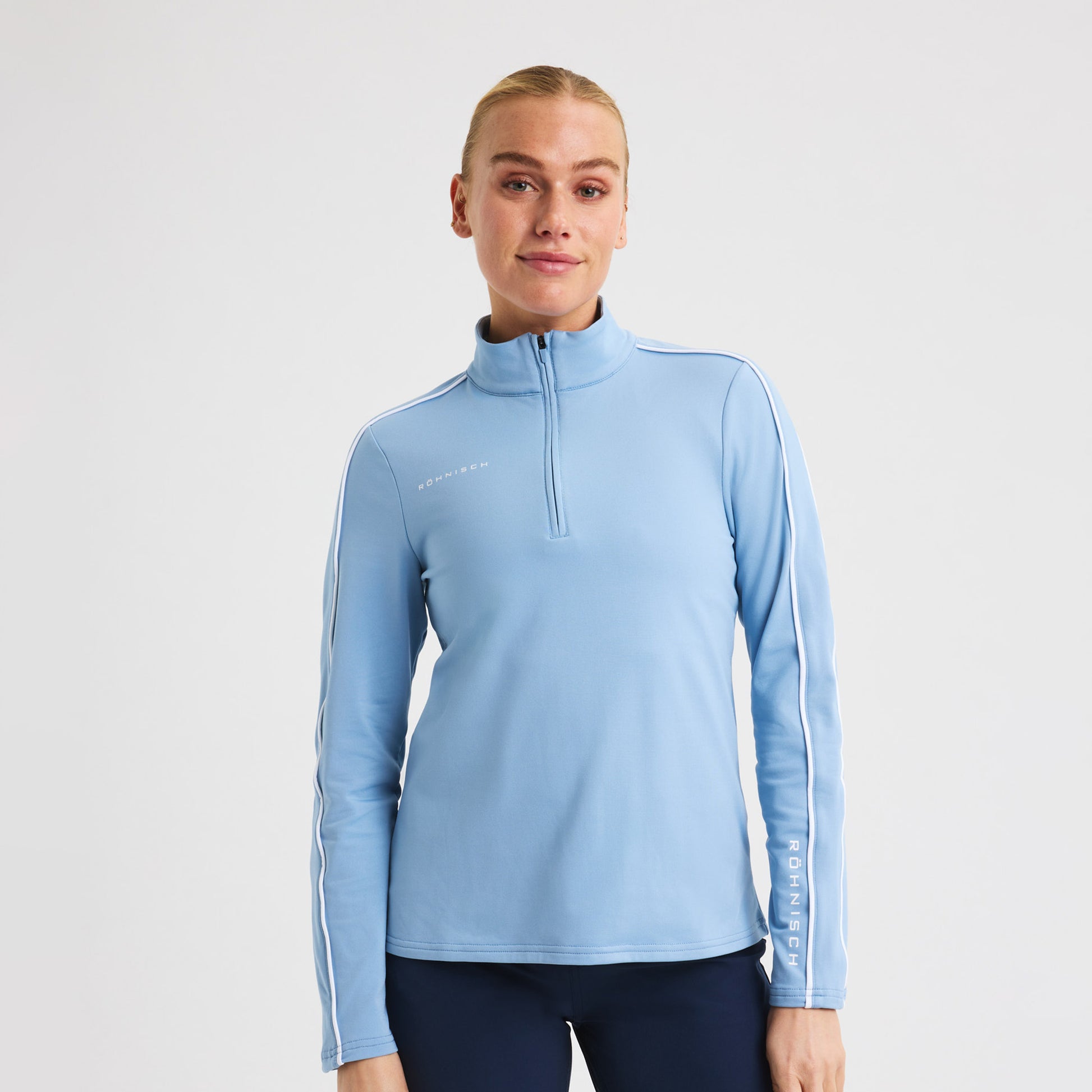 Rohnisch Ladies Brushed Back Long Sleeve Top