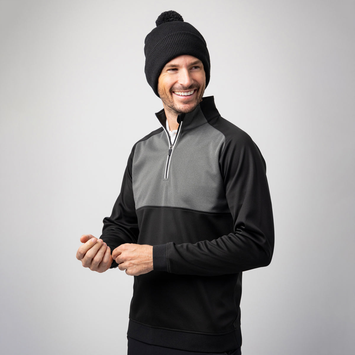 Glenmuir Mens Wind Resistant Mid-Layer with Water Repellent Finish