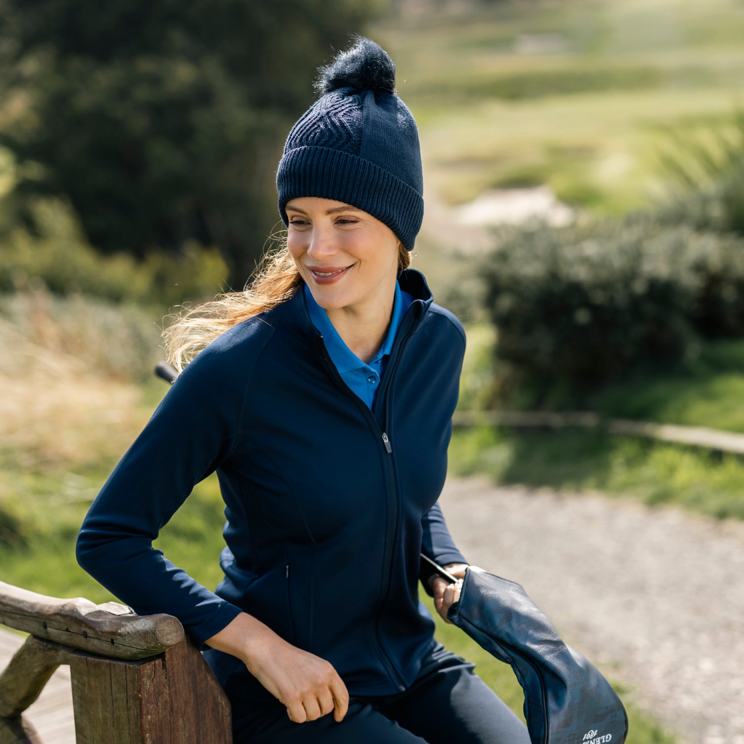 Glenmuir Ladies Navy Mid-Layer Jacket - The Effortless Layer for Life Outdoors