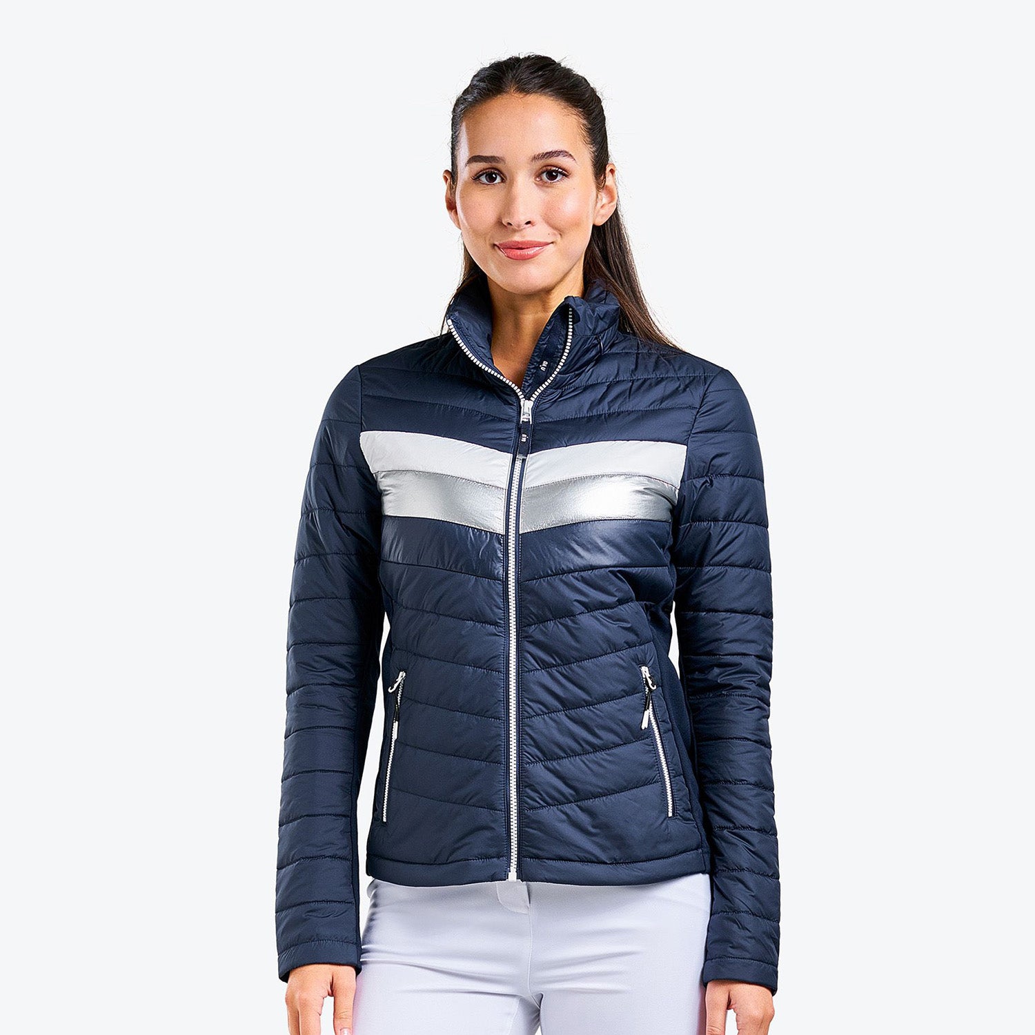 Nivo Ladies Lightweight Padded Jacket in Navy