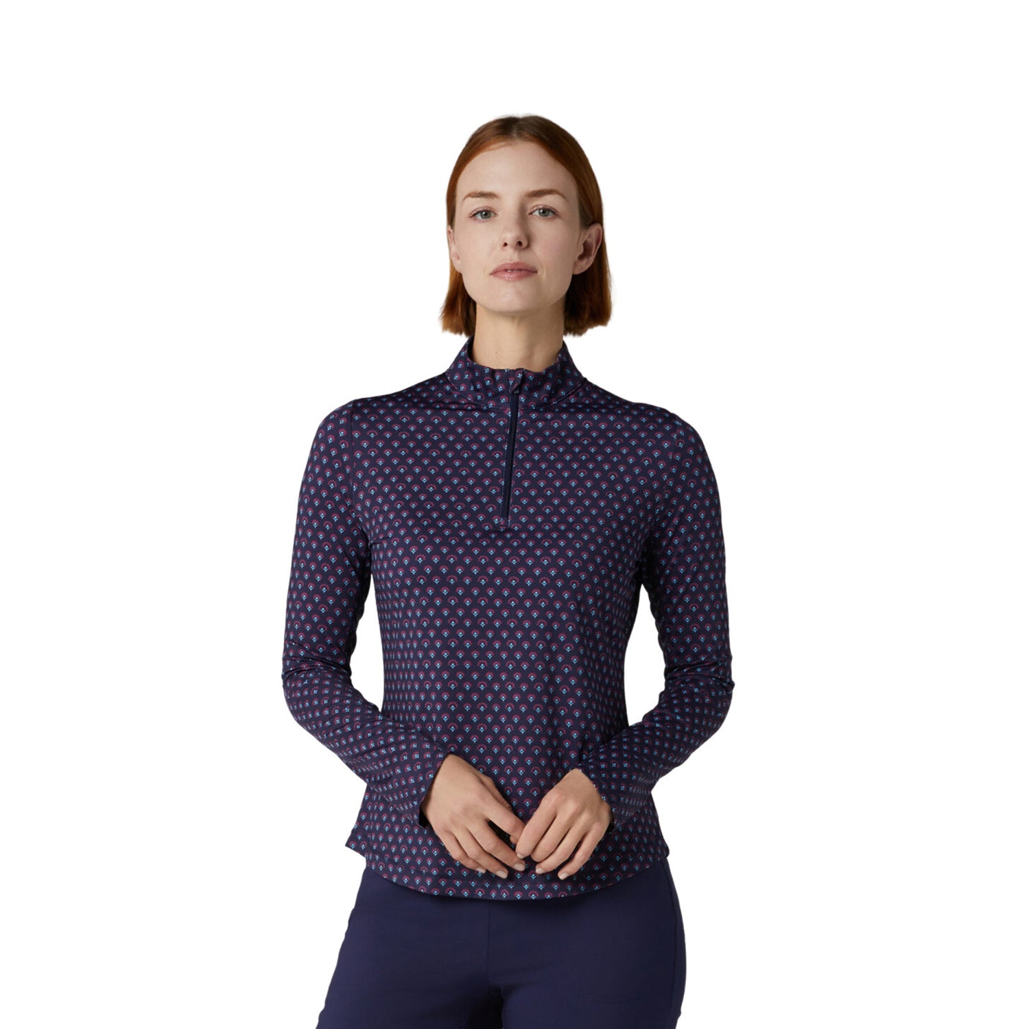 Callaway Womens Golf Top with Floral Print Design