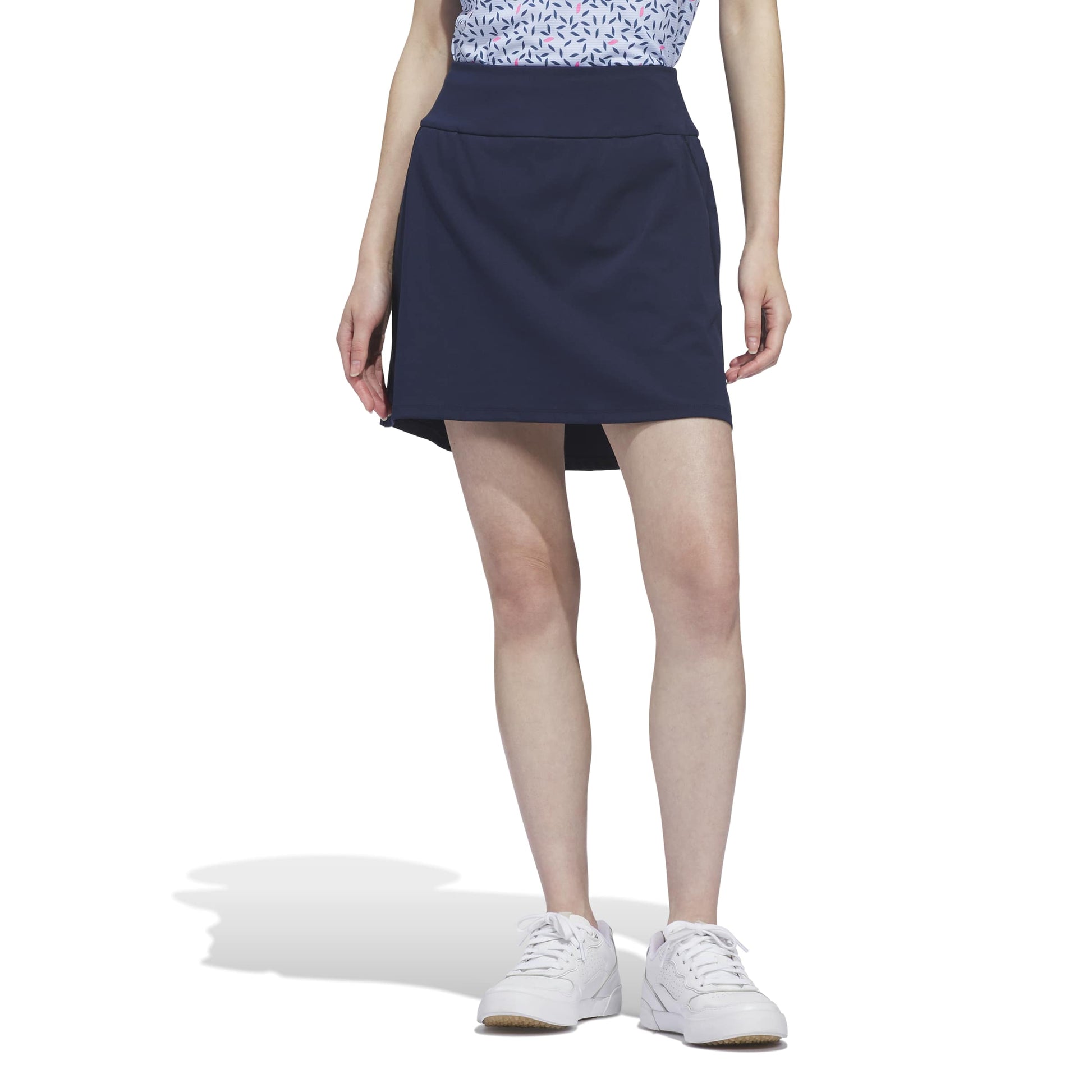 adidas Golf Ladies Sophisticated Navy Skort with Supportive Comfort and Timeless Style