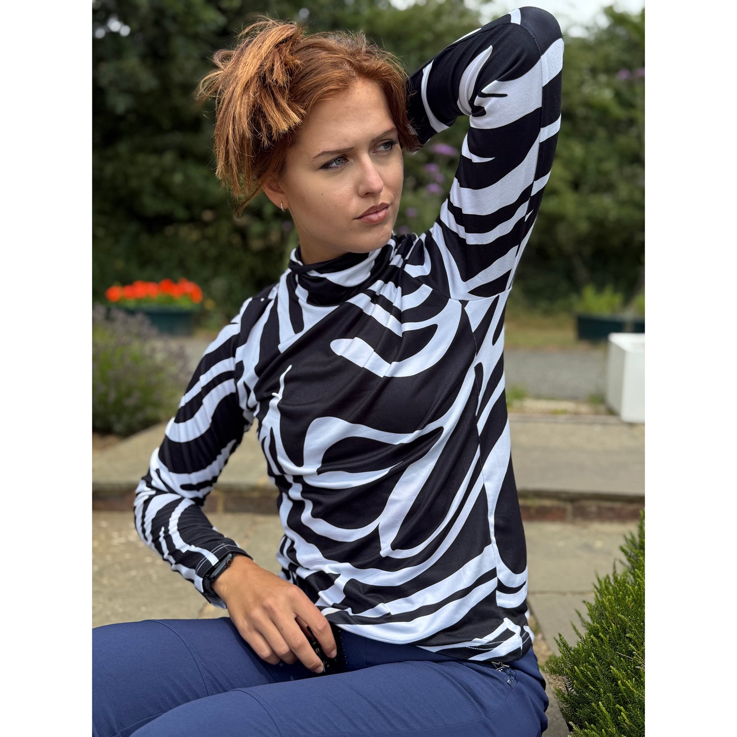 Swing Out Sister Ladies Soft-Touch Roll Neck