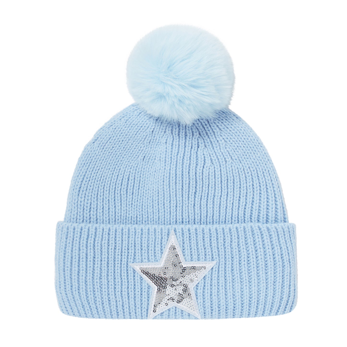 Swing Out Sister Ladies Fleece Lined Star Bobble Hat 