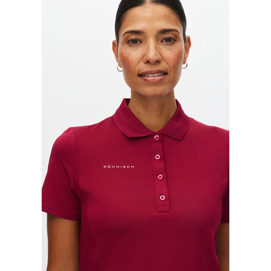 Rohnisch Women's Short Sleeve Polo - Elegant Stretch Comfort for On and Off the Course