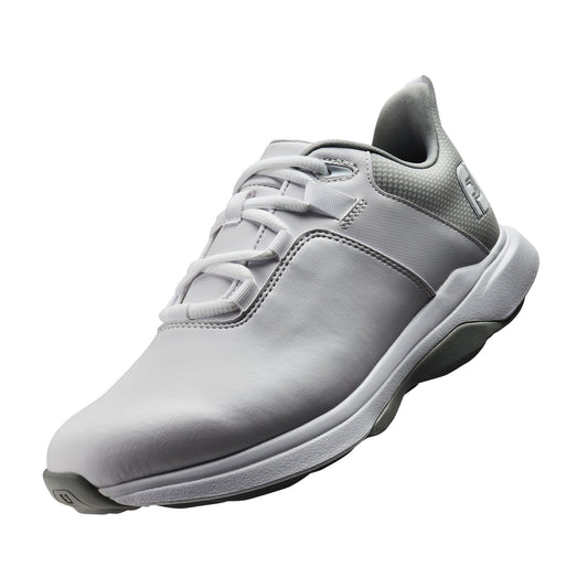 FootJoy Women's Wide Fit ProLite Golf Shoes in White, Grey & Light Grey