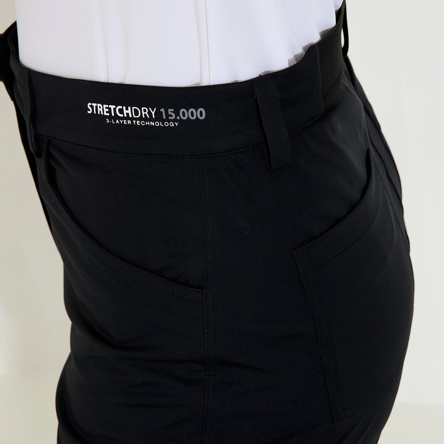 Abacus Ladies Bounce Rain Waterproof Trousers in Black