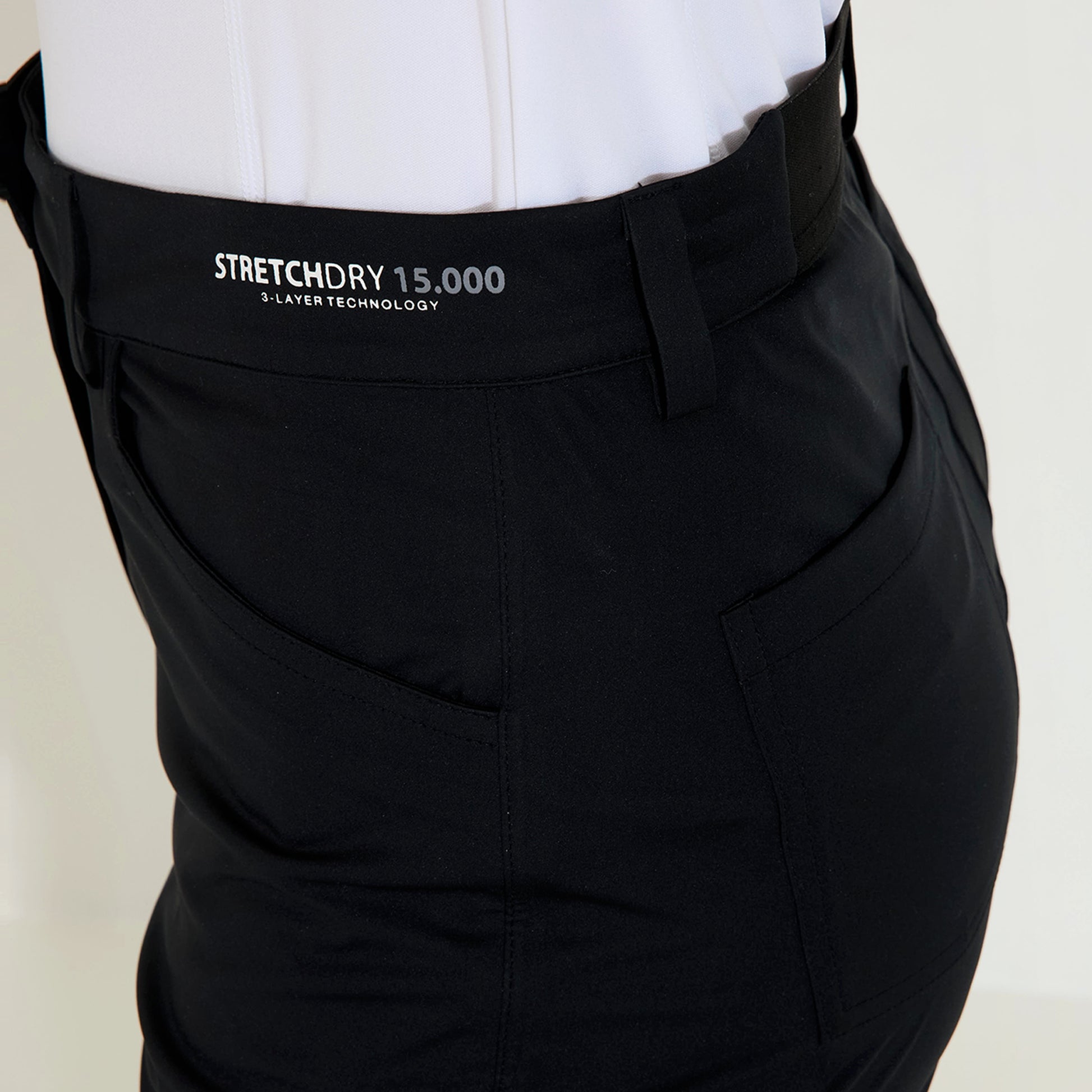 Abacus Ladies Bounce Rain Waterproof Trousers in Black