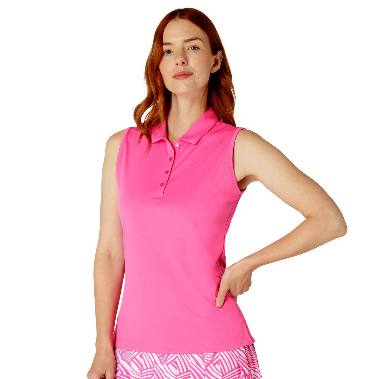 Callaway Ladies Sleeveless Tournament Golf Polo