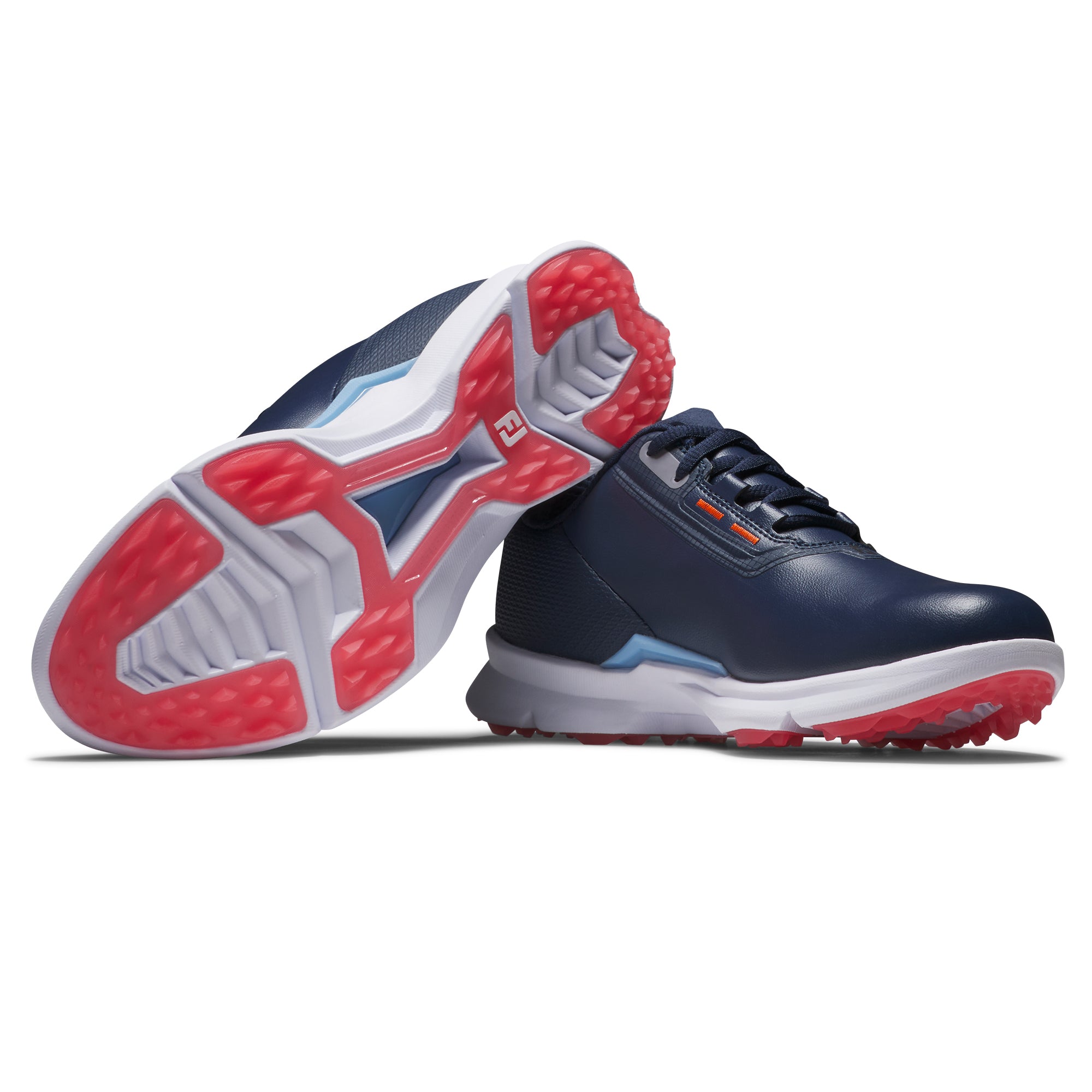 FootJoy Ladies Waterproof Fuel Golf Shoe with Wide Fit & Spikeless Sole in Navy