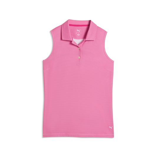 Puma Golf Ladies Sleeveless Polo For Cloud-Soft Comfort With Every Swing