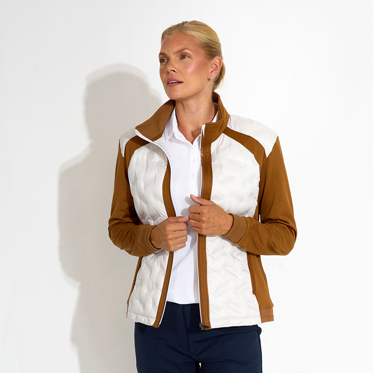 Abacus Ladies Quilted Hybrid Jacket