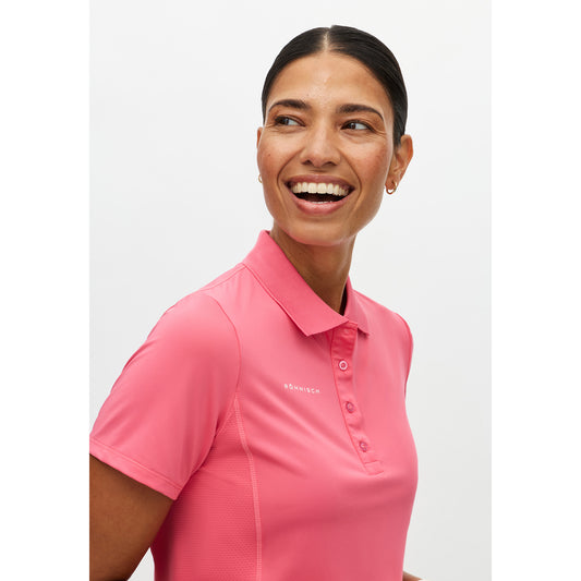 Rohnisch Women's Short Sleeve Polo - Elegant Stretch Comfort for On and Off the Course