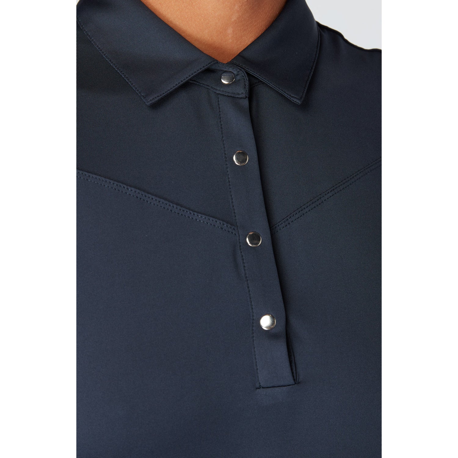 Swing Out Sister Sleeveless Golf Polo in Navy Blazer