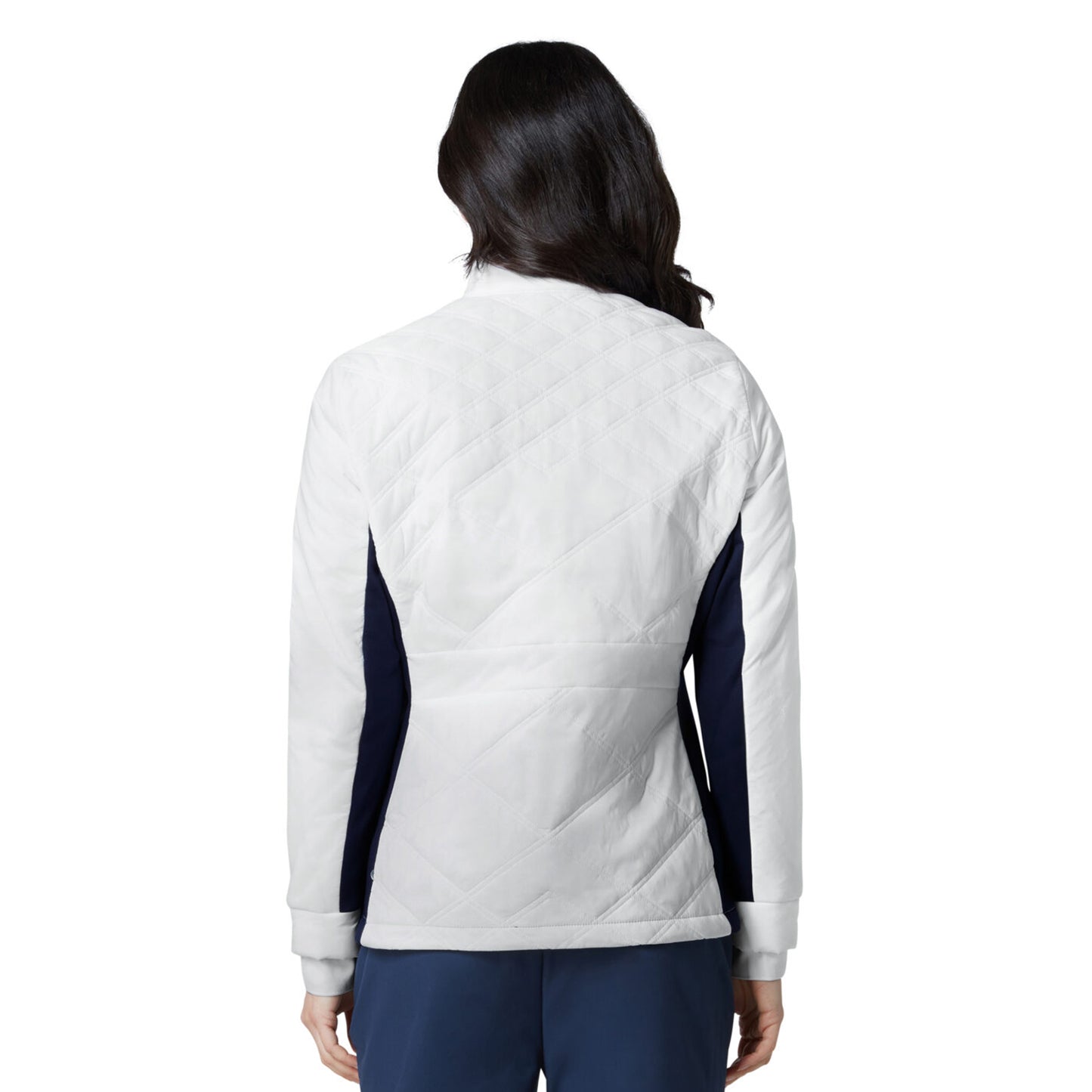 Original Penguin Ladies Primaloft Insulated Full Zip Golf Jacket in Bright White