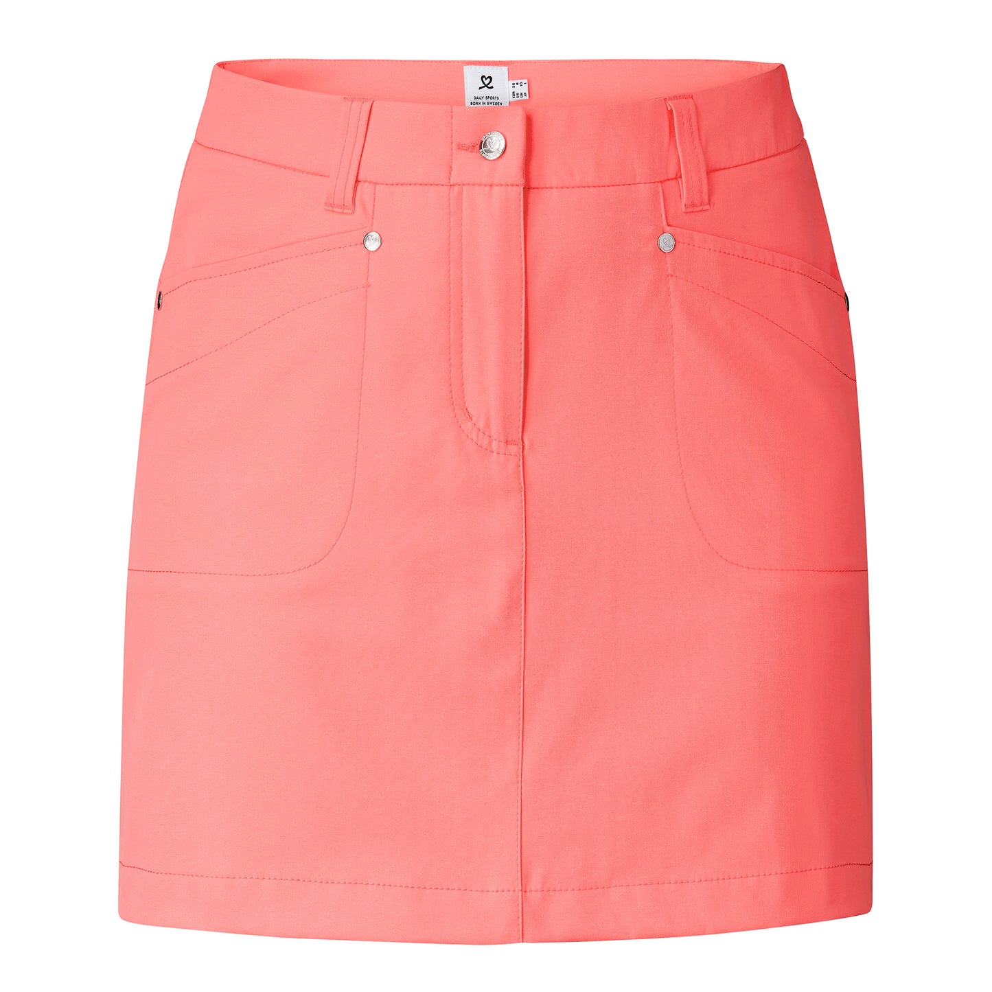 Daily Sports Ladies Straight Fit Skort in Coral