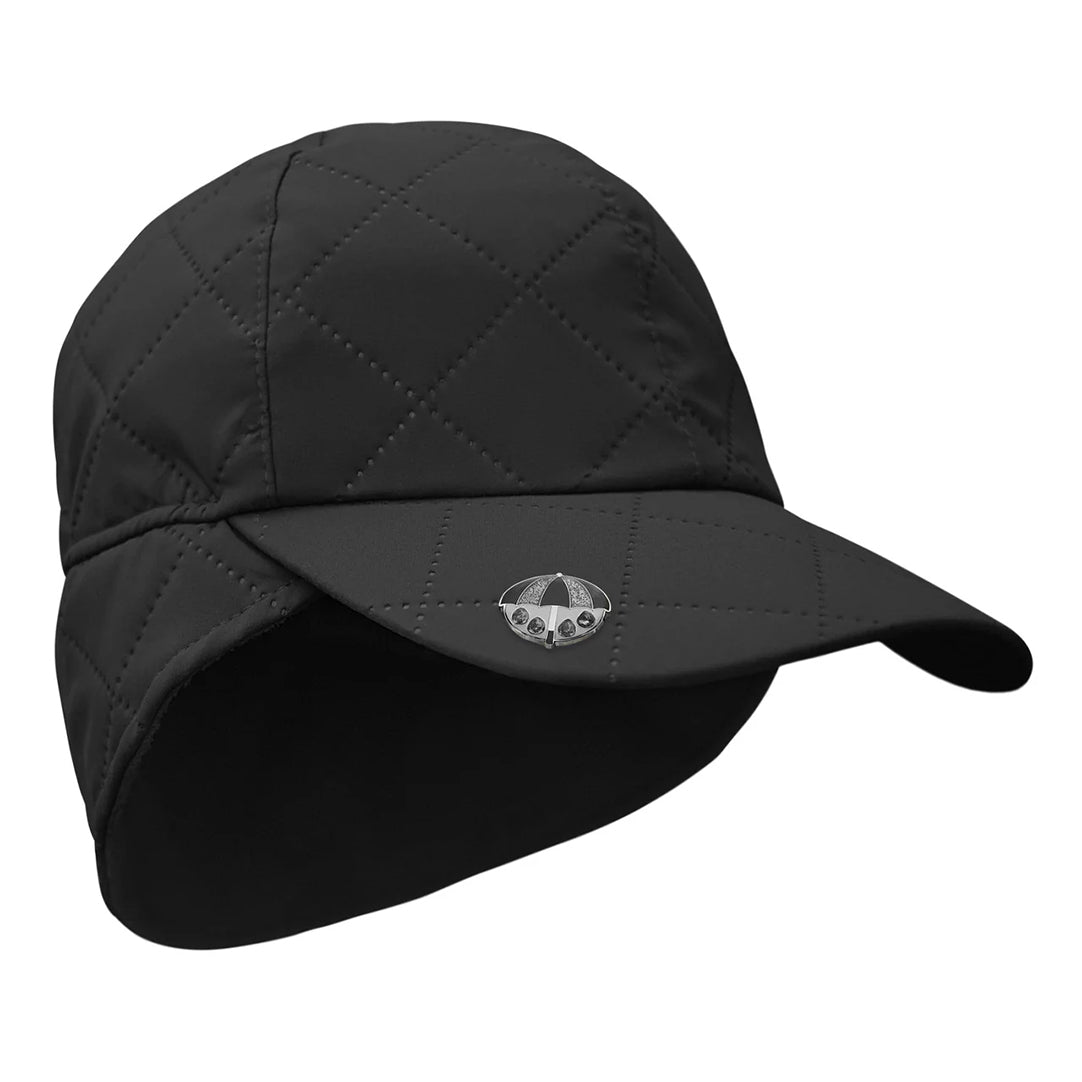 Surprizeshop Ladies Fleece Lined Waterproof Cap in Black
