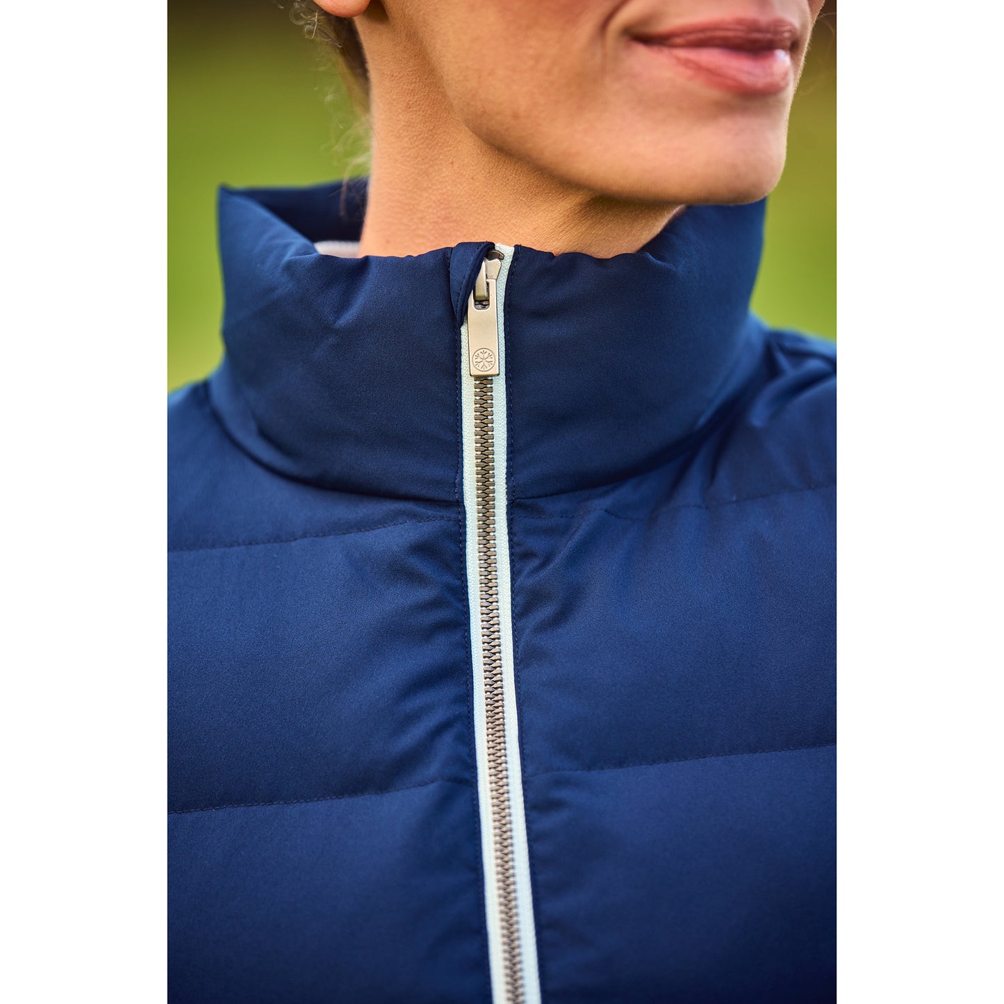 FootJoy Ladies Soft Shell Thermal Insulated Gilet in Navy