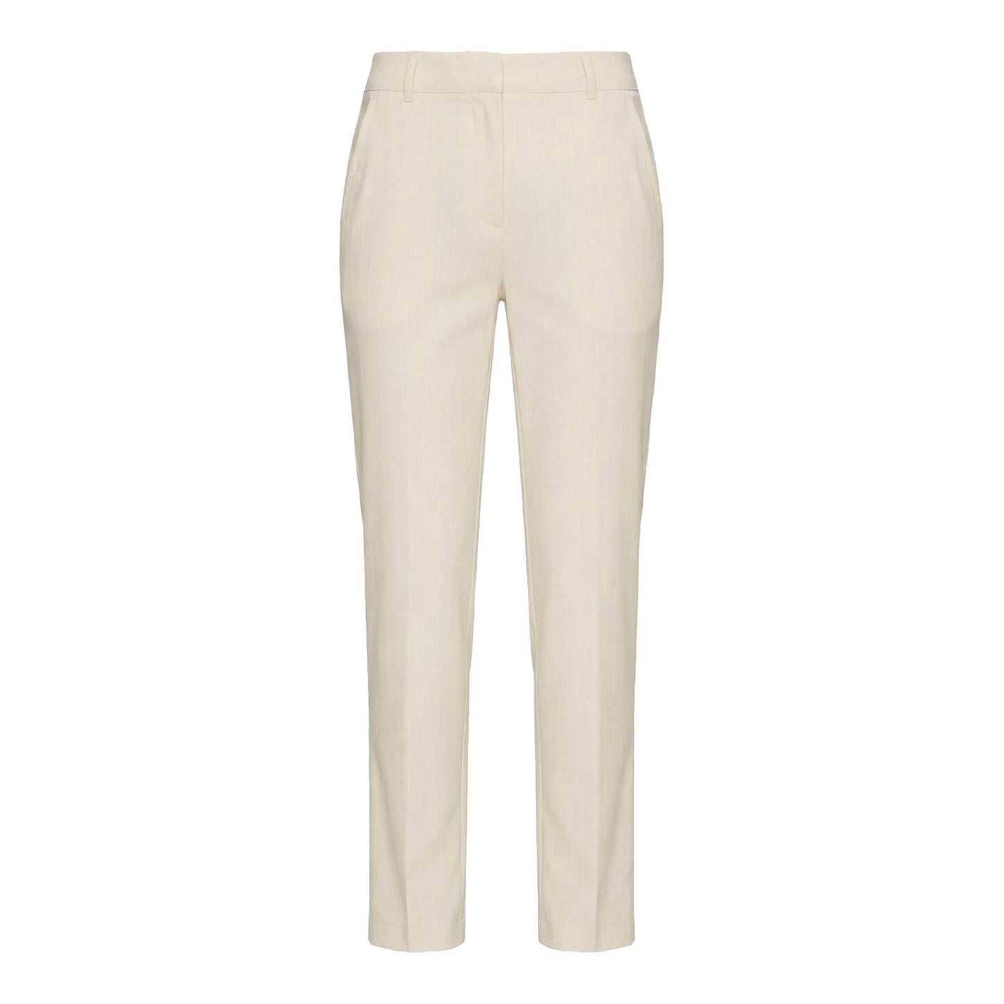 Rohnisch Ladies Slim Fit Chino-Style Pinstripe Trousers - Lightweight & Beautifully Tailored 