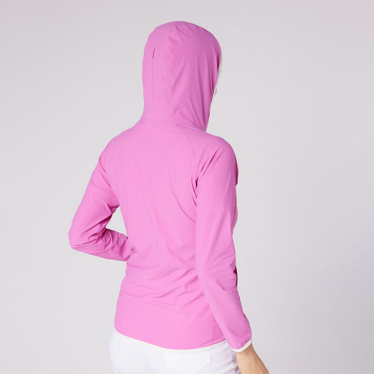 Swing Out Sister Ladies Ultra Lightweight Packable Jacket with Hood Perfect for Spring Showers