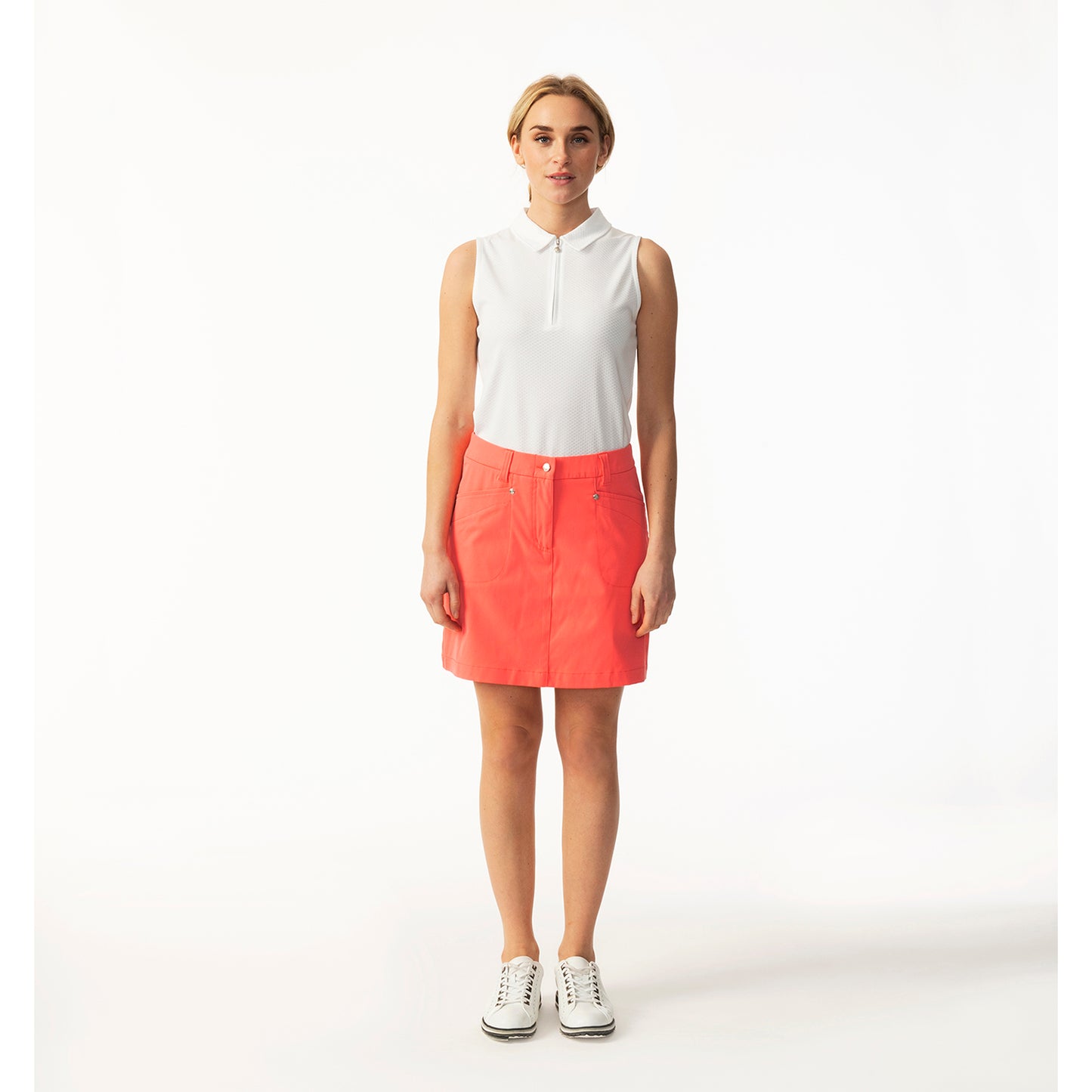 Daily Sports Ladies Straight Fit Skort in Coral