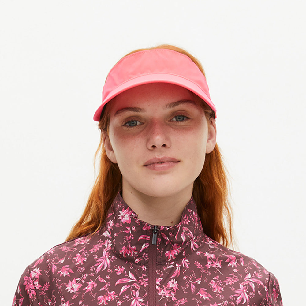 Rohnisch Ladies Packable Wind Jacket in Neon Flower Pink - Last One Medium Only Left