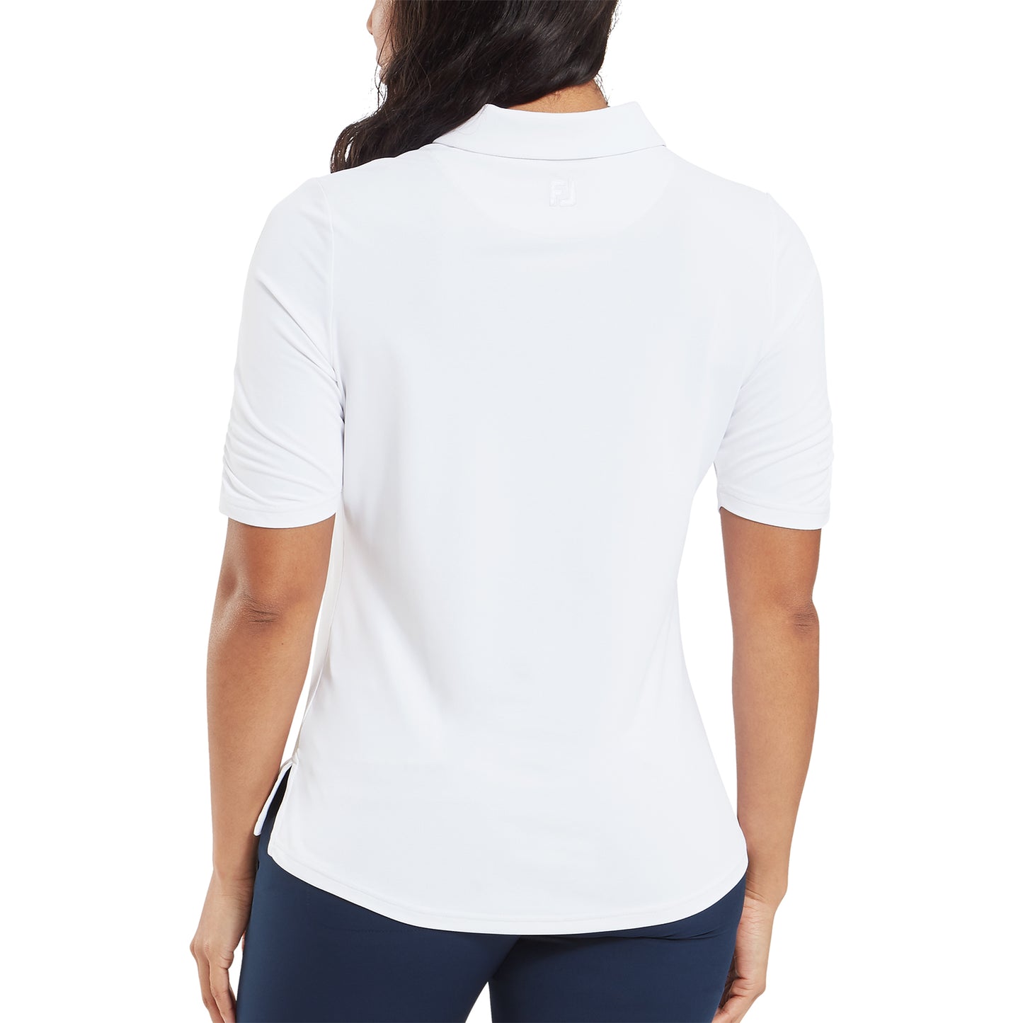 FootJoy Ladies Half Sleeve Polo with Ruched Detail